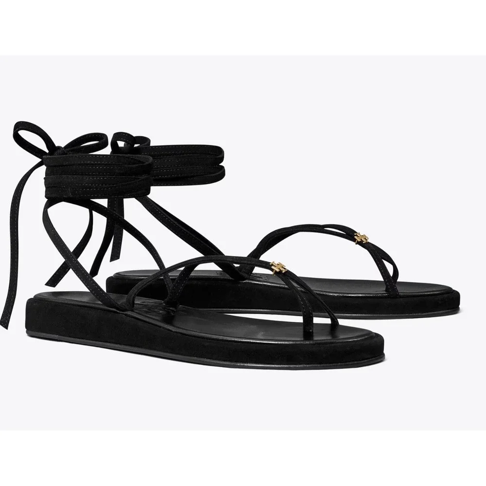 Tory Burch CAPRI ANKLE WRAP SANDAL SIZE 7M